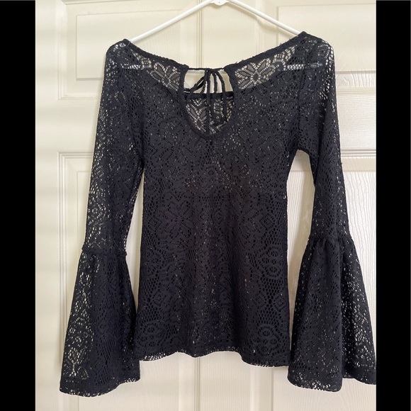 OLSENBOYE black lace top - Picture 5 of 7